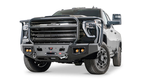 Ascent HD Front Bumper with Full Grille Guard for 2024-2026 Chevrolet Silverado 2500/3500 HD