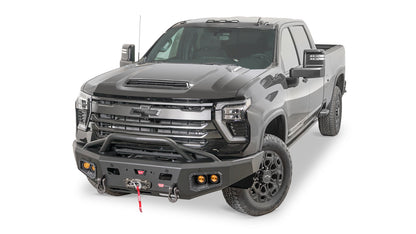 Ascent HD Front Bumper with Prerunner Grille Guard for 2024-2026 Chevrolet Silverado 2500/3500 HD