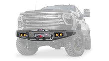 Ghosted view of the WARN Ascent Front Bumper for 2024-2026 Chevrolet Silverado 2500/3500 HD
