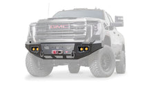 Ghosted view of the WARN Ascent HD Front Bumper for 2024-2026 GMC Sierra 2500/3500 HD