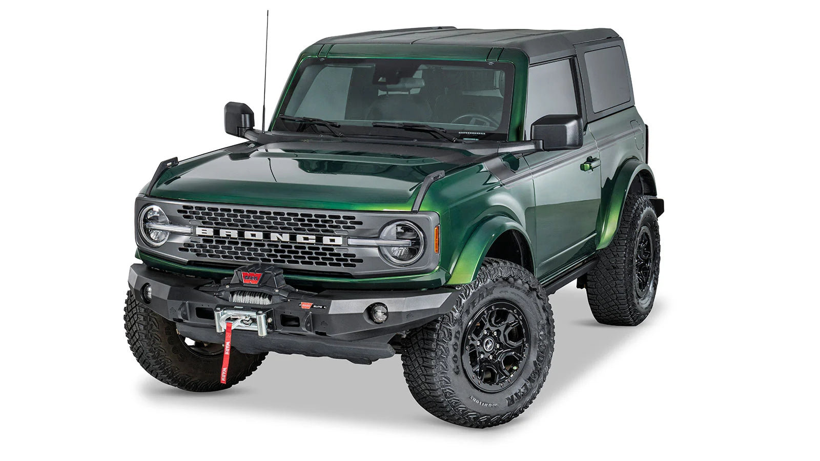 WARN Elite Front Bumper for 2021-2026 Ford Bronco, without grille guard