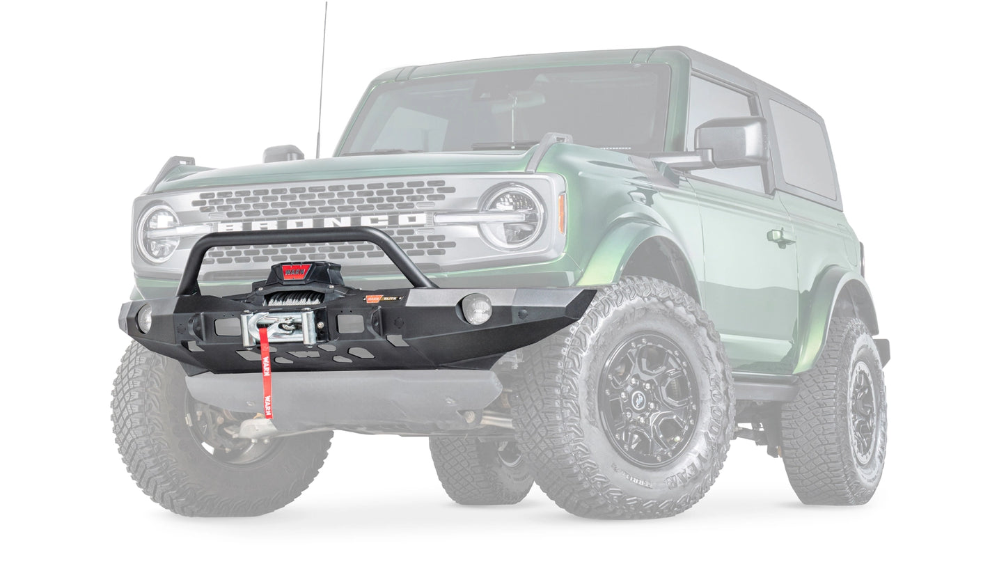 Elite Front Bumper with Prerunner Grille Guard for 2021-2026 Ford Bronco