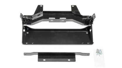 Parts view of the WARN Front Plow Mount Kit for the Kawasaki Ridge