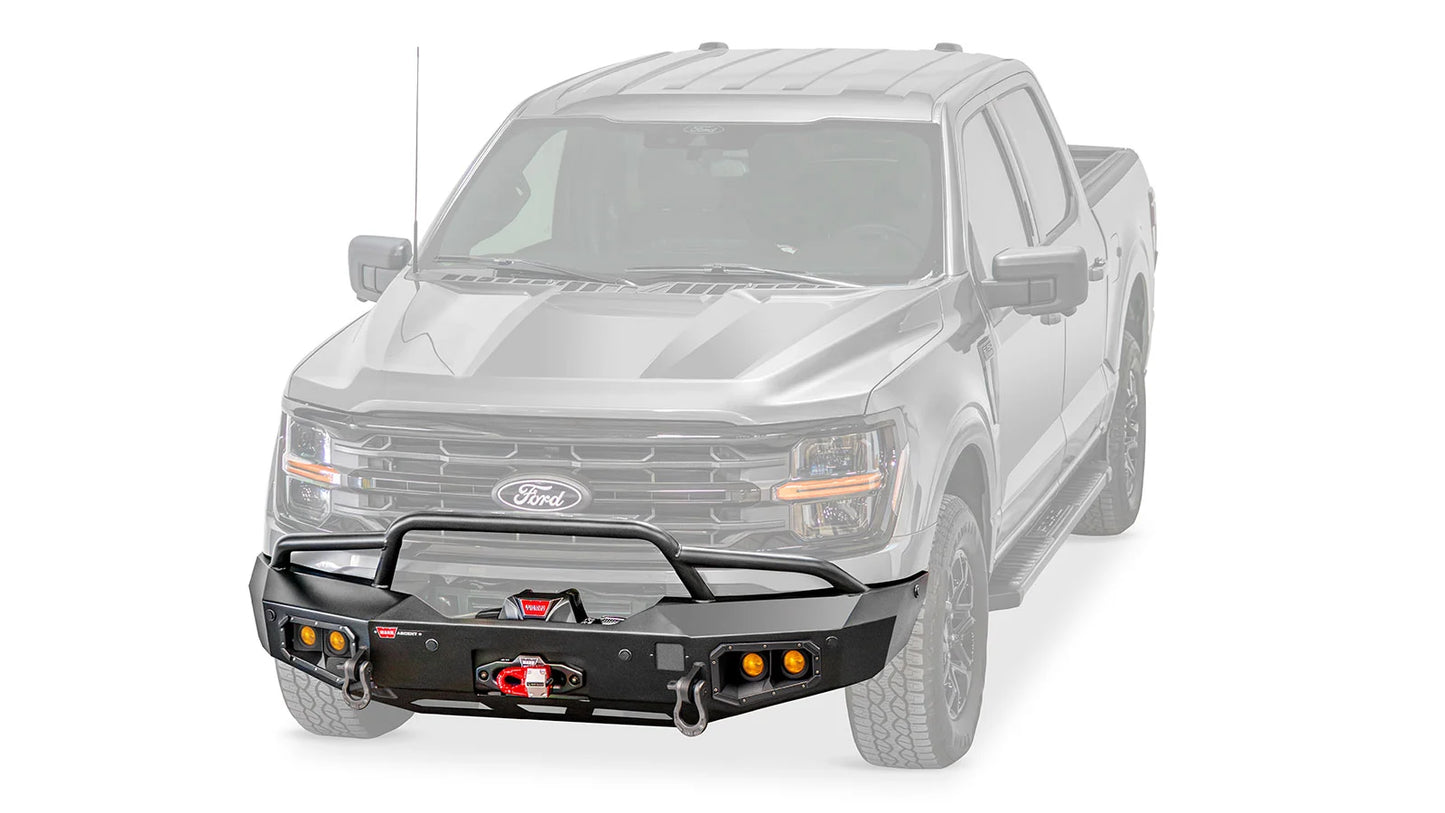 Ascent Front Bumper with Prerunner Grille Guard for 2024-2025 Ford F-150