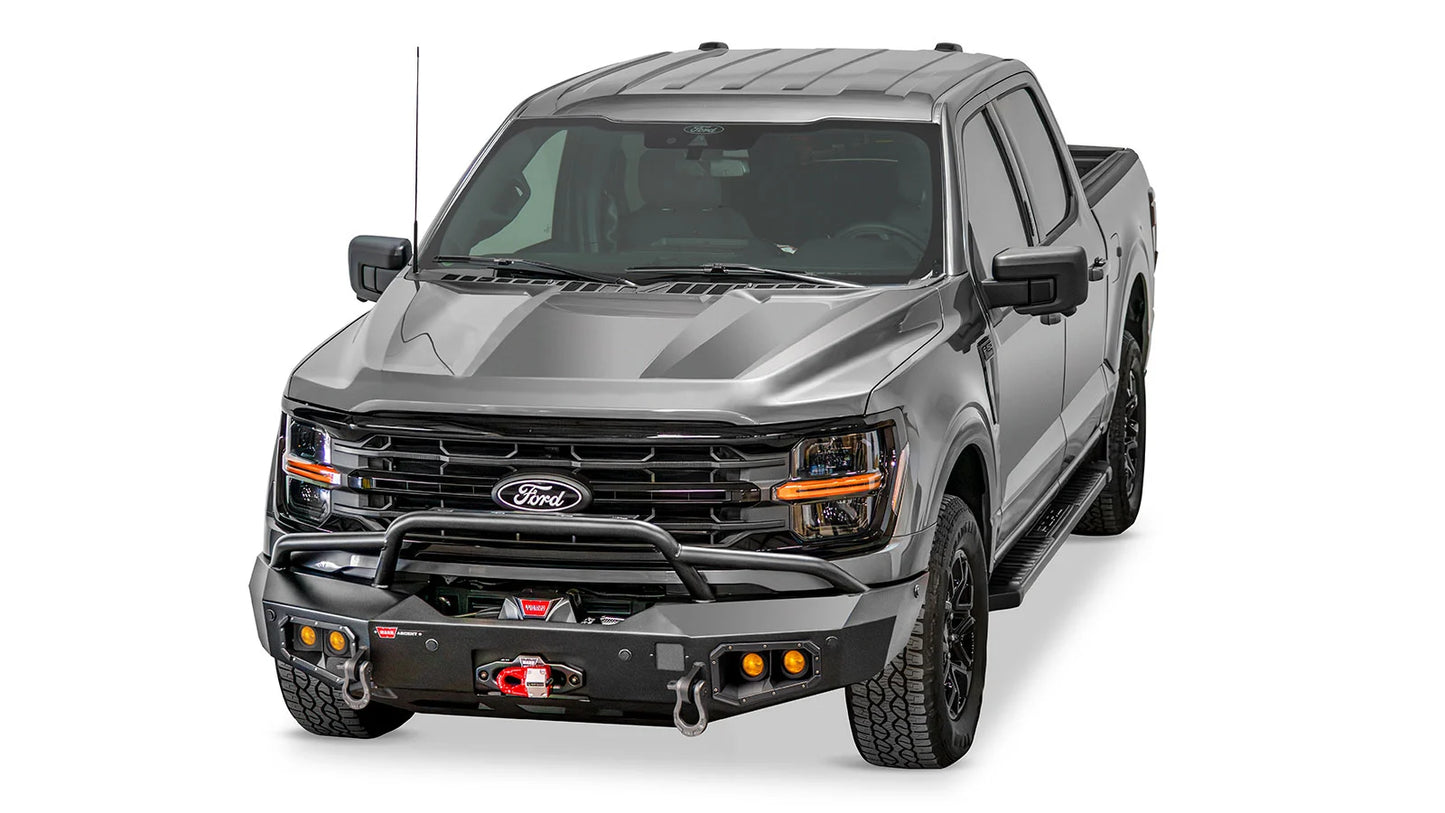 Ascent Front Bumper with Prerunner Grille Guard for 2024-2025 Ford F-150