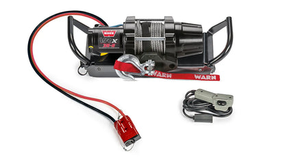 WARN VRX 35-S All-In-One Multi-Mount Kit with synthetic rope and hawse fairlead