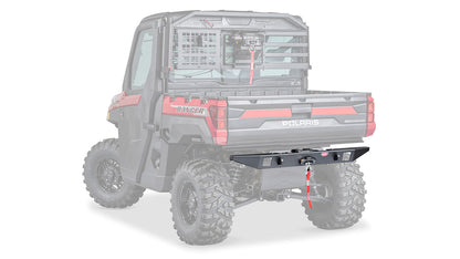 Ghosted view of the WARN Premium Rear Winch Bumper for 2025–2026 Polaris Ranger
