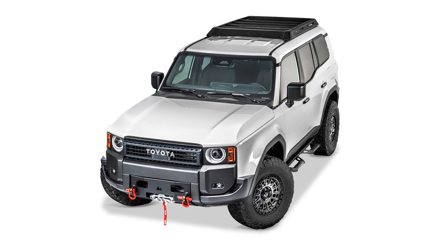 Additional view of the WARN Semi-Hidden Winch Mount Kit for 2024-2026 Toyota Land Cruiser