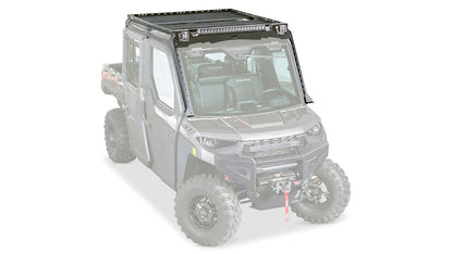 Ghosted view of the WARN Roof Rack Kit for 4-Door 2025–2026 Polaris Ranger