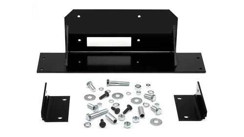 Foot-Forward / Upright Winch Mounting Plate Kit for 1976-1983 Jeep CJ5, 1976-1986 Jeep CJ7, and 1981-1985 Jeep Scrambler (fits M8274-50 winch)
