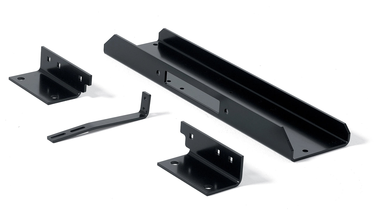 Foot-Down Winch Mounting Plate Kit for 1976-1983 Jeep CJ5, 1976-1986 Jeep CJ7, and 1981-1985 Jeep Scrambler (fits mid-frame winches)