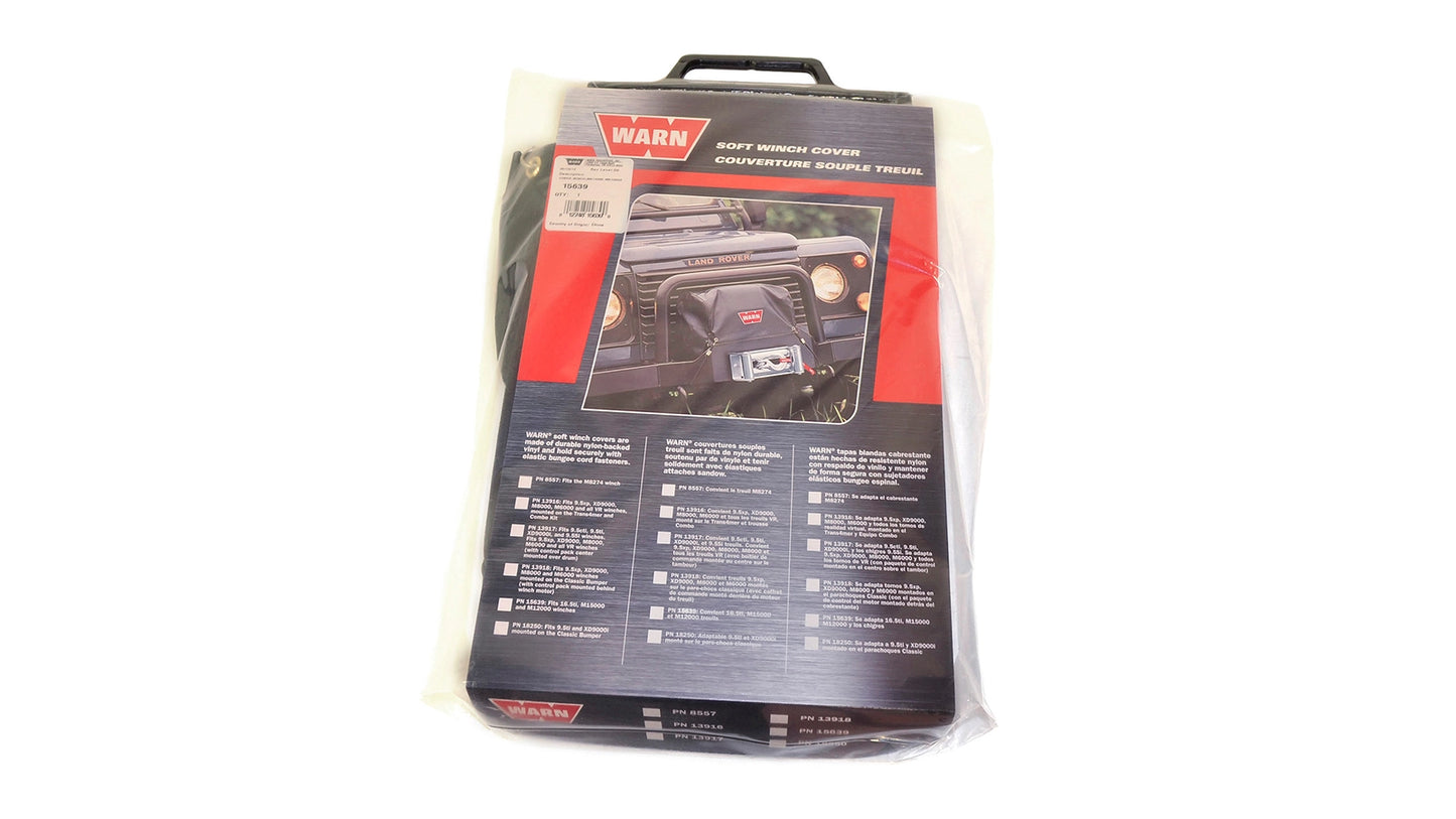 Package image for the WARN Winch Cover for 16.5ti, M15, and M12