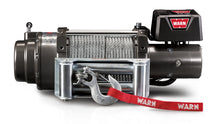 WARN M12 24V 12,000 lb truck, Jeep, and SUV winch with 125 ft steel rope and roller fairlead