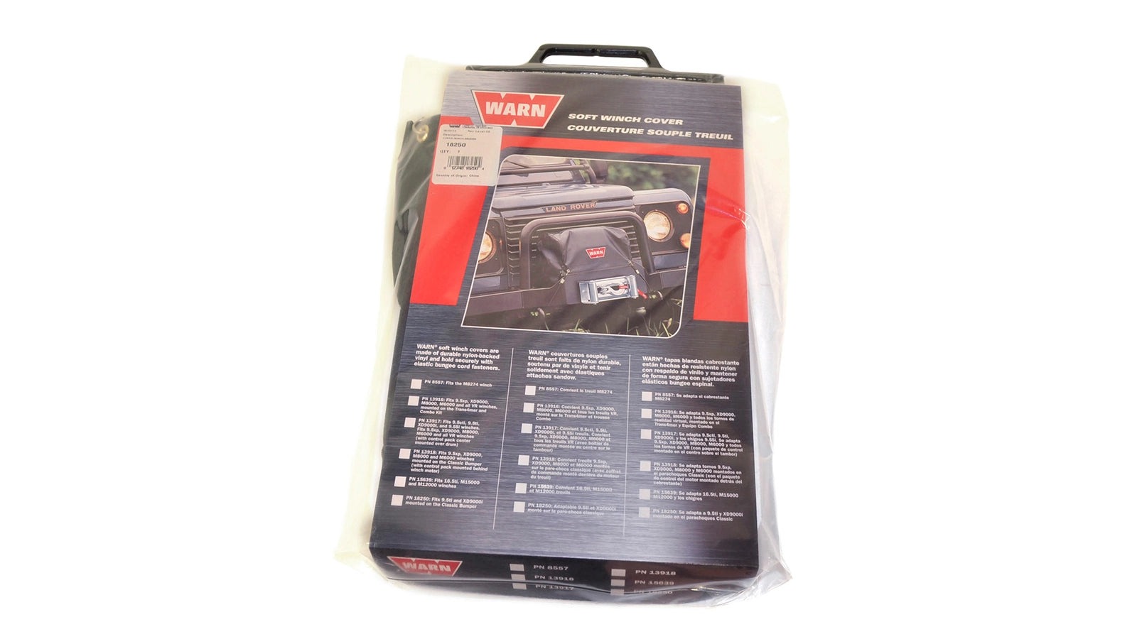 Package image for the WARN Winch Cover for 9.5ti and XD9i