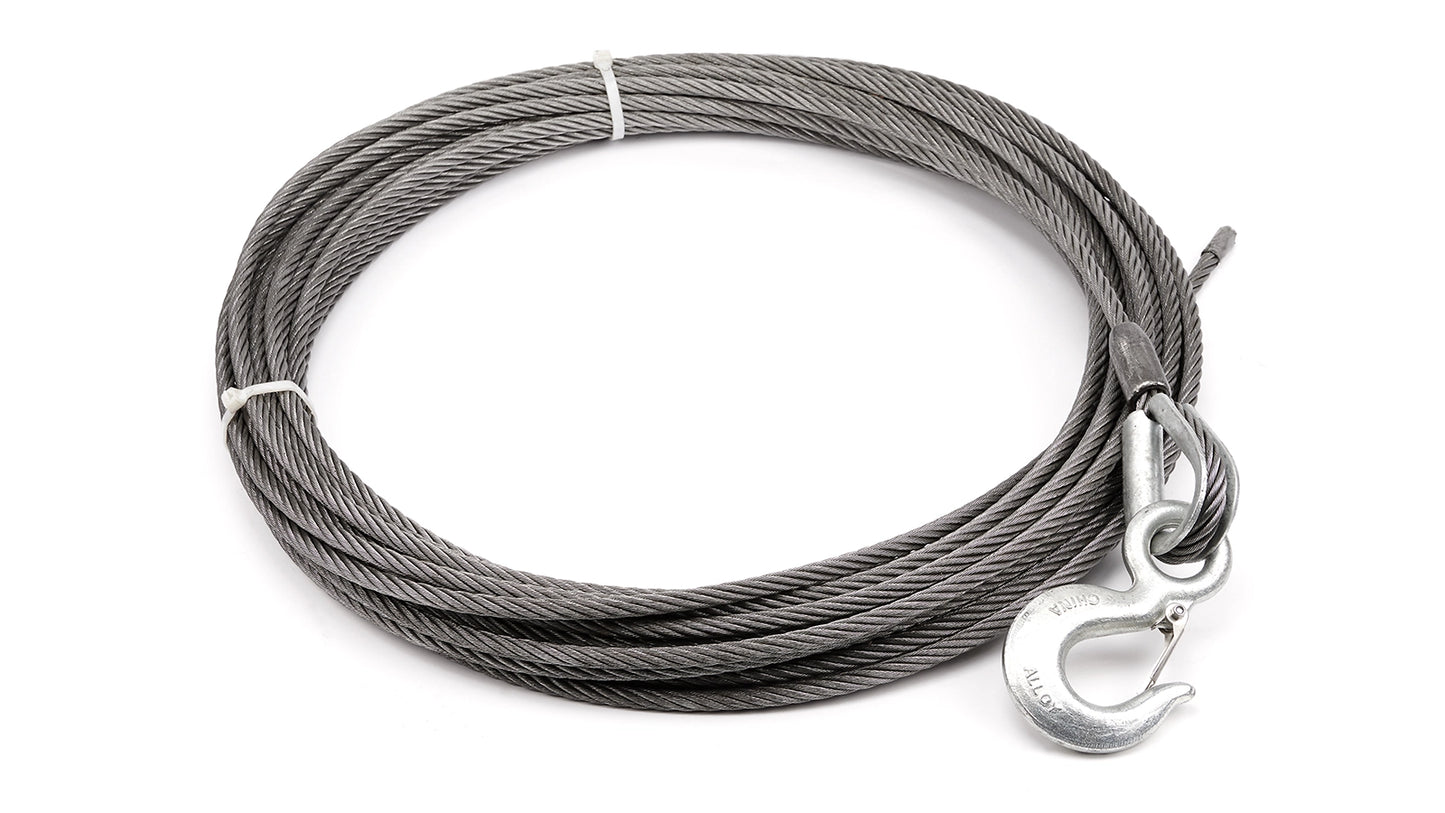 WARN Wire Rope Assembly, 7/16 in x 100 ft, EIPS