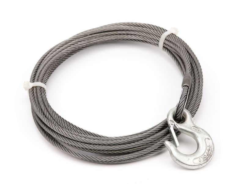 Wire Rope Assembly, 1/4 in x 50 ft, EIPS