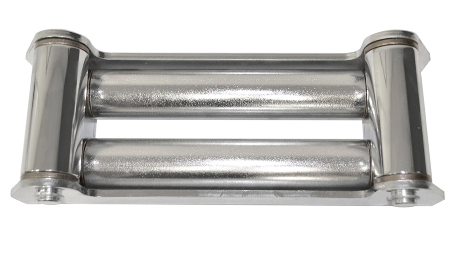 WARN Chrome-Plated Roller Fairlead, 10 in Drum
