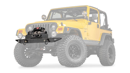 Foot-Down Winch Mounting Plate Kit for 1997-2006 Jeep Wrangler (TJ) (fits mid-frame winches)