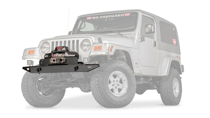 Foot-Down Winch Mounting Plate Kit for 1997-2006 Jeep Wrangler (TJ) (fits mid-frame winches)