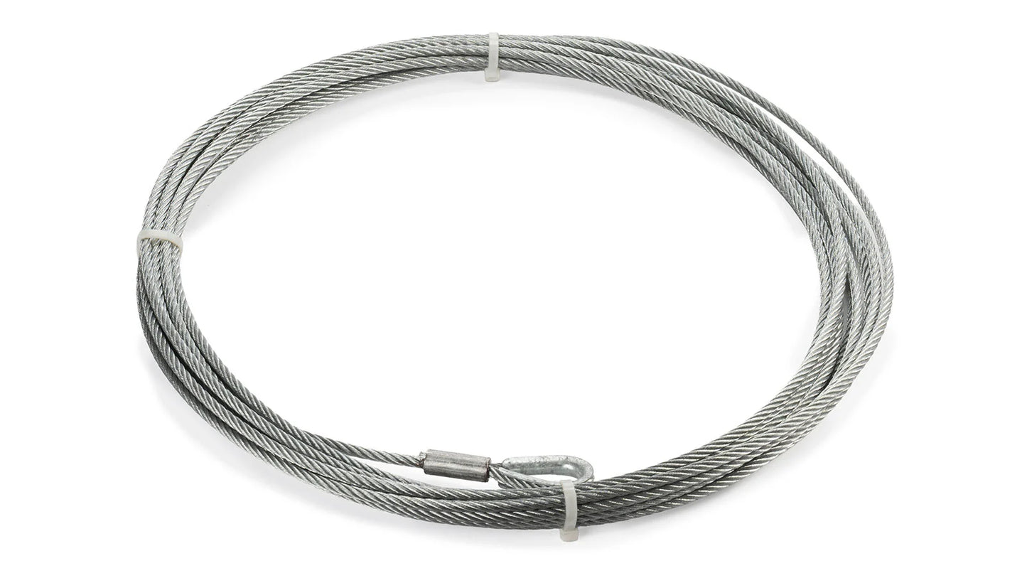 Replacement Steel Winch Rope - 5/16 in x 50 ft, Galvanized