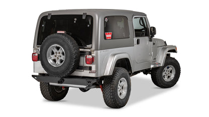 WARN Rock Crawler Rear Bumper for 1987-1995 Jeep Wrangler YJ / 1997-2006 Jeep Wrangler TJ
