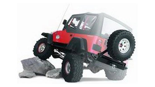 Rock Crawler Rear Bumper for 1997-2006 Jeep Wrangler TJ - Tire Carrier Compatible