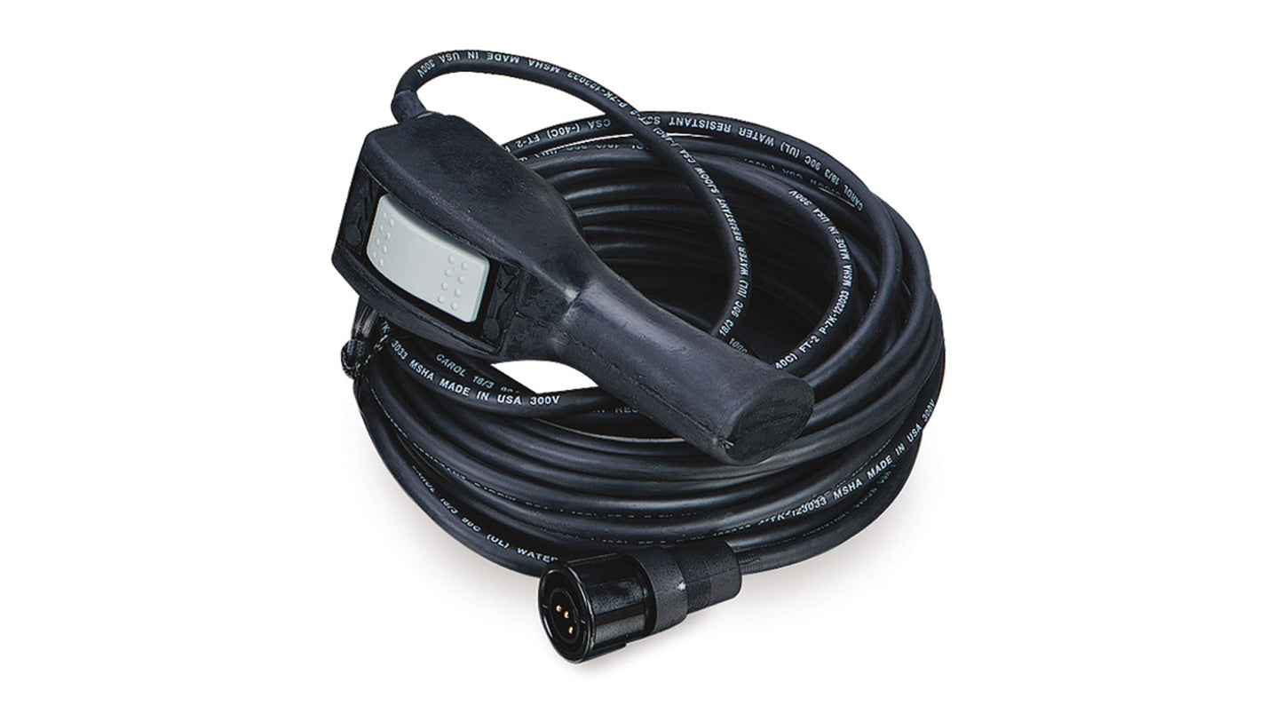 WARN Heavy-Duty Remote Control, 33 ft Lead, for DC Electric Industrial Winches