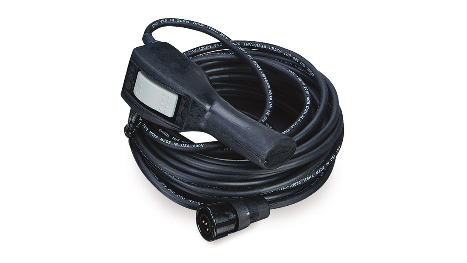 WARN Heavy-Duty Remote Control, 33 ft Lead, for DC Electric Industrial Winches