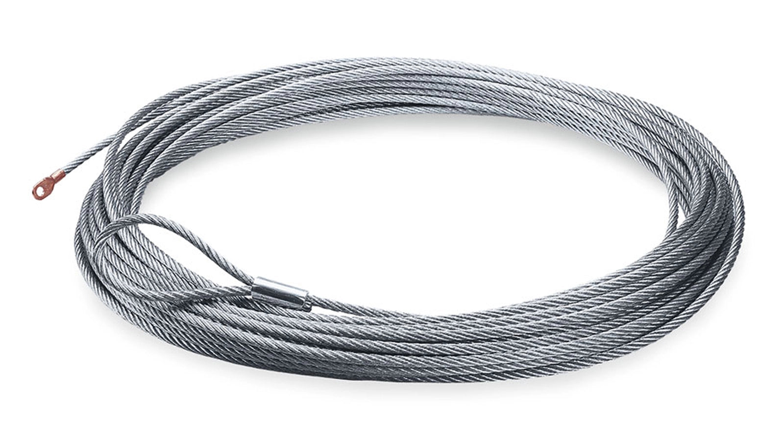 Additional view of the WARN Wire Rope Assembly, 3/8 in x 80 ft, Galvanized