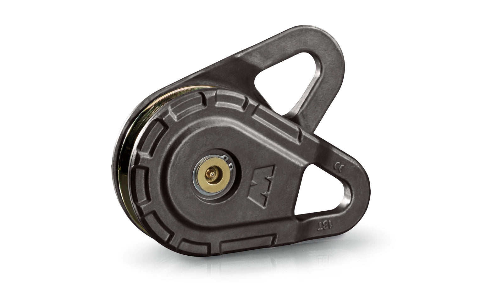 Angled view of the WARN Epic Snatch Block - 18,000 lb. Capacity