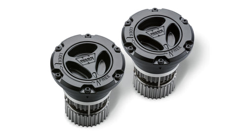Locking Hubs for Ford Super Duty 35-Spline - Black