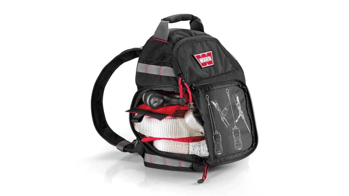 Secondary view of the WARN Epic Recovery Backpack winch cover