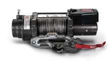 WARN 16.5ti-s 16,500 lb truck, Jeep, and SUV winch with 80 ft synthetic rope and hawse fairlead