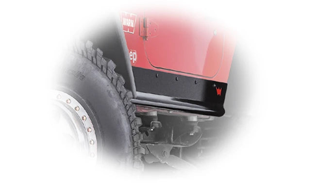 Jeep TJ Plate Style Rock Sliders callout