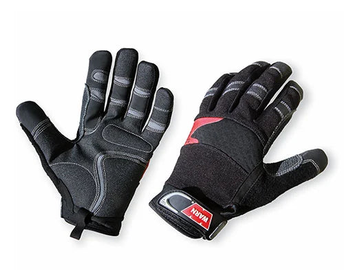 WARN winching gloves for hand protection during recovery operations