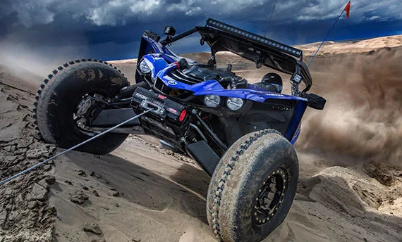 WARN winch installed on powersports vehicle for recovery use