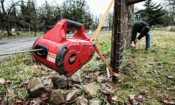 WARN utility winching setup showing equipment and gear in use