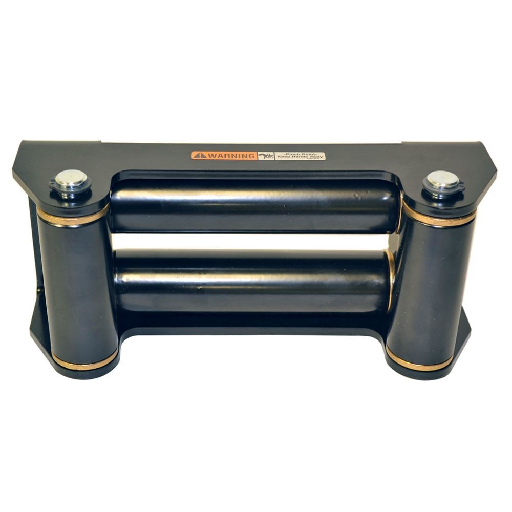 Winch Roller Fairlead for 8" Drum, Black WARN Industries