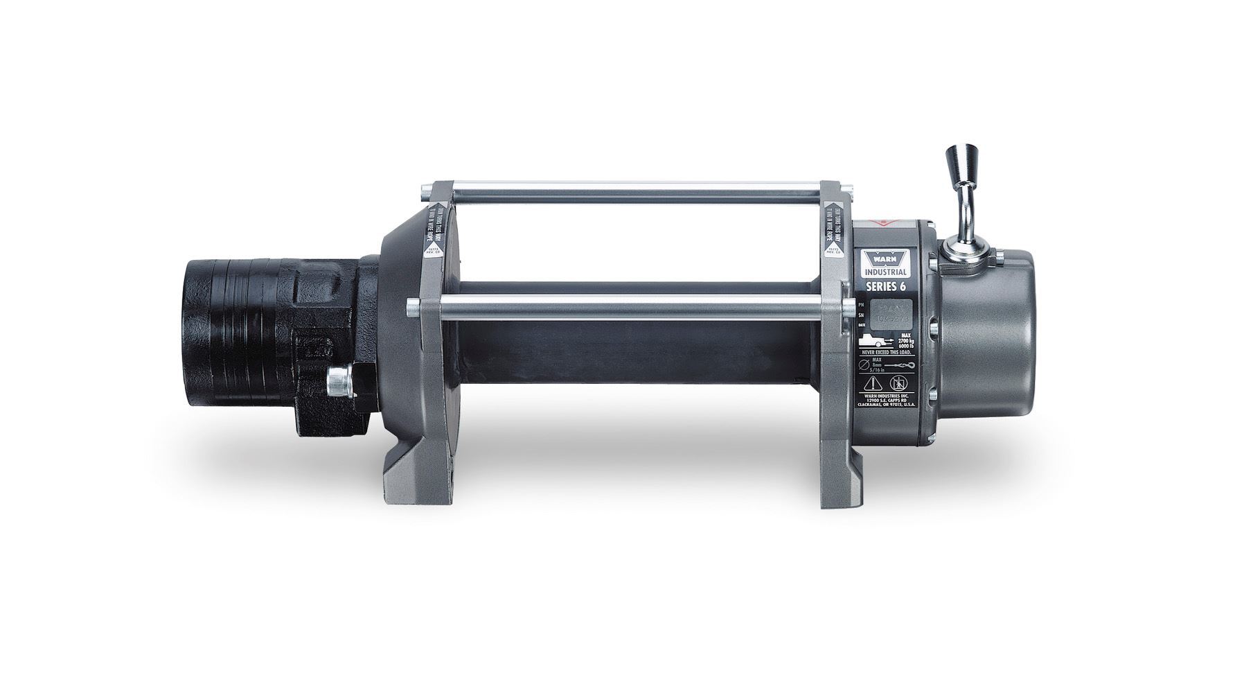 Series 6 Industrial Hydraulic Winch 6,000 lb WARN Industries