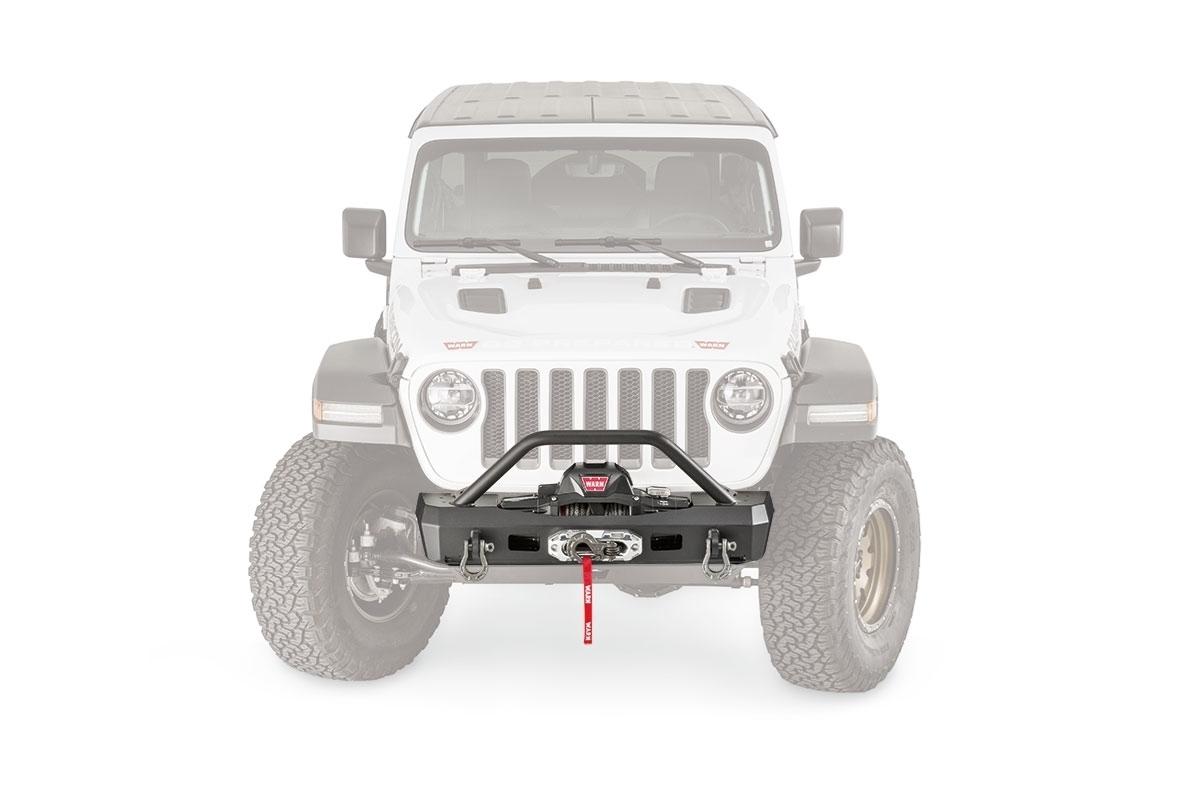 Elite Stubby Bumper with Grille Guard for JL & JT WARN Industries