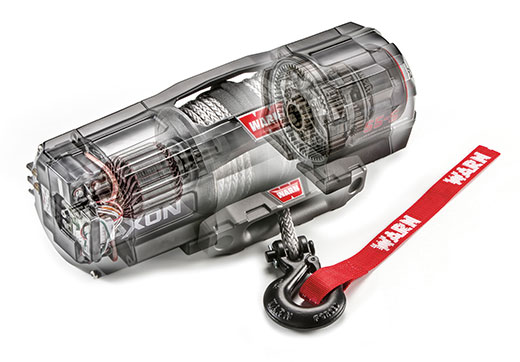 WARN Axon 45-S ウインチ 4,500 lb Warn Industries 101140 AXON 45-S Powersports Winch with